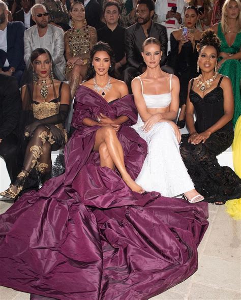 kim k dolce gabbana show